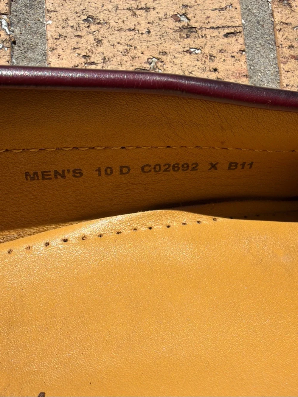 Cole Haan Pinch Tassel Kiltie Loafers Mens 10 D Burgundy Leather Dress Shoes